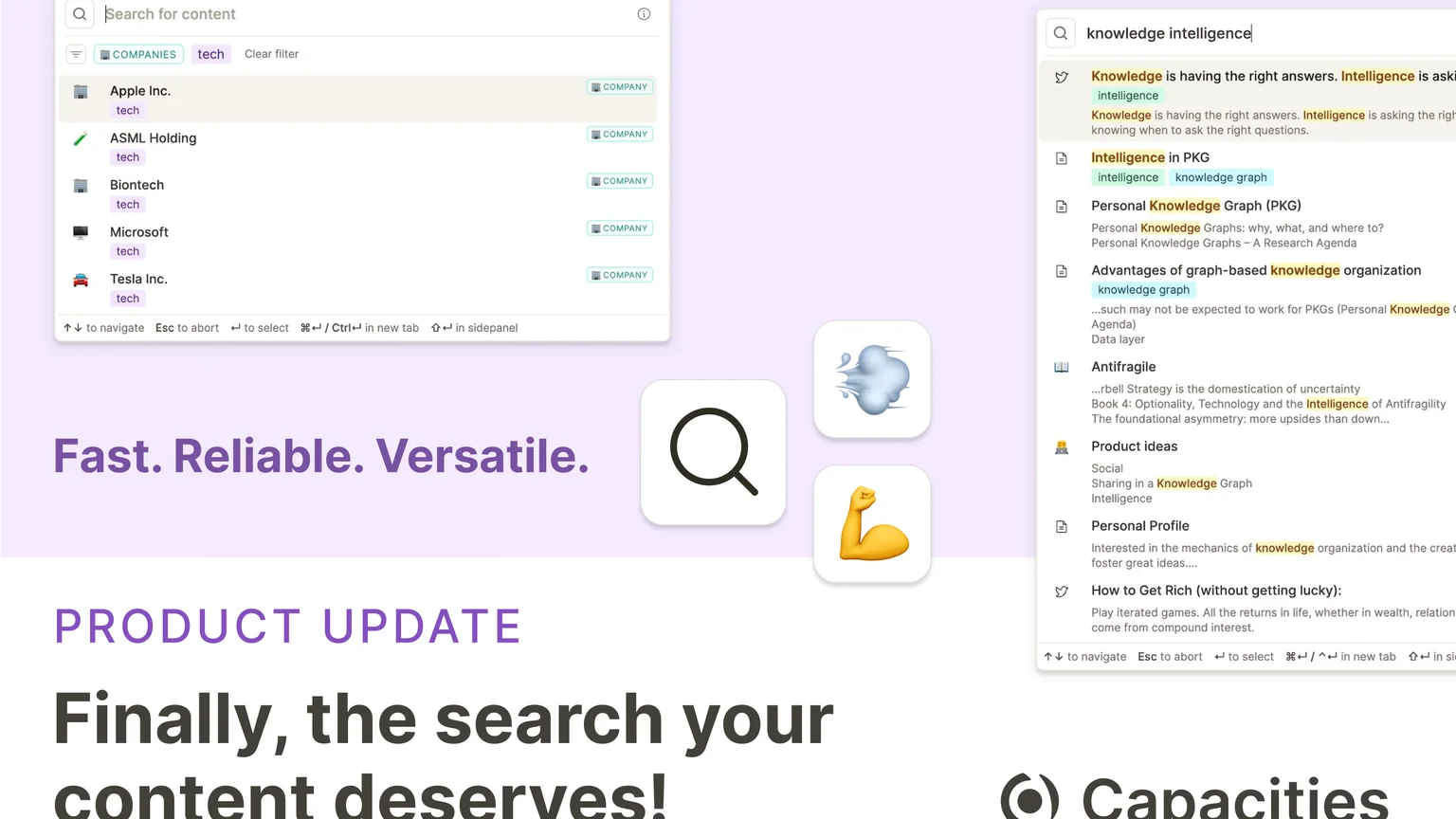 Simple yet powerful search