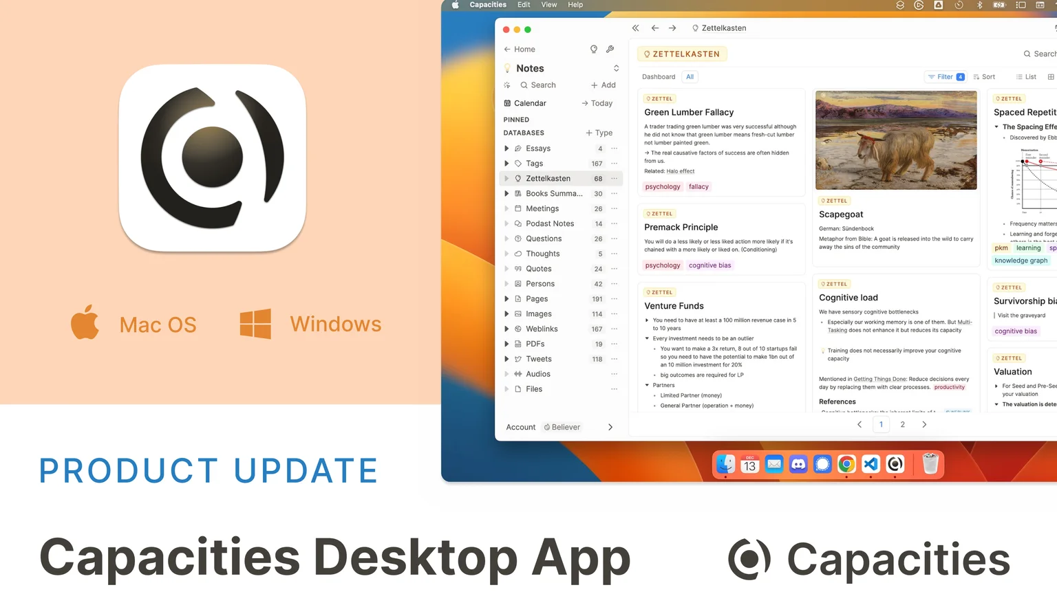 Capacities Desktop App
