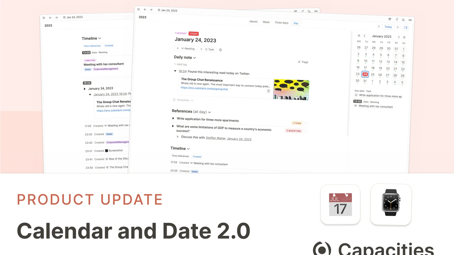 Calendar and Date 2.0