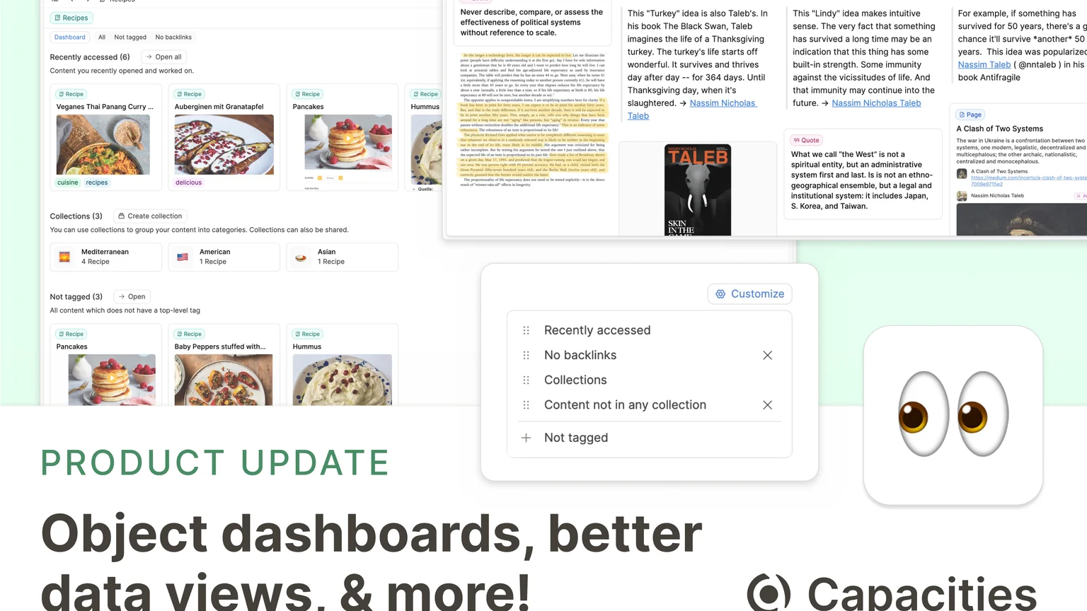Object dashboards, better data views, & more!