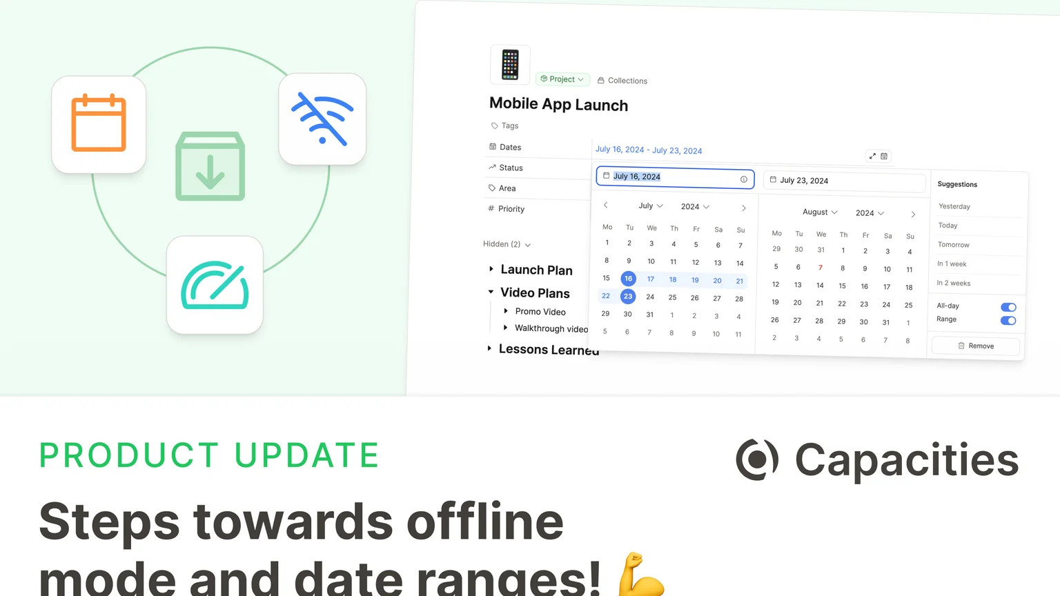 Performance, offline, and better search!