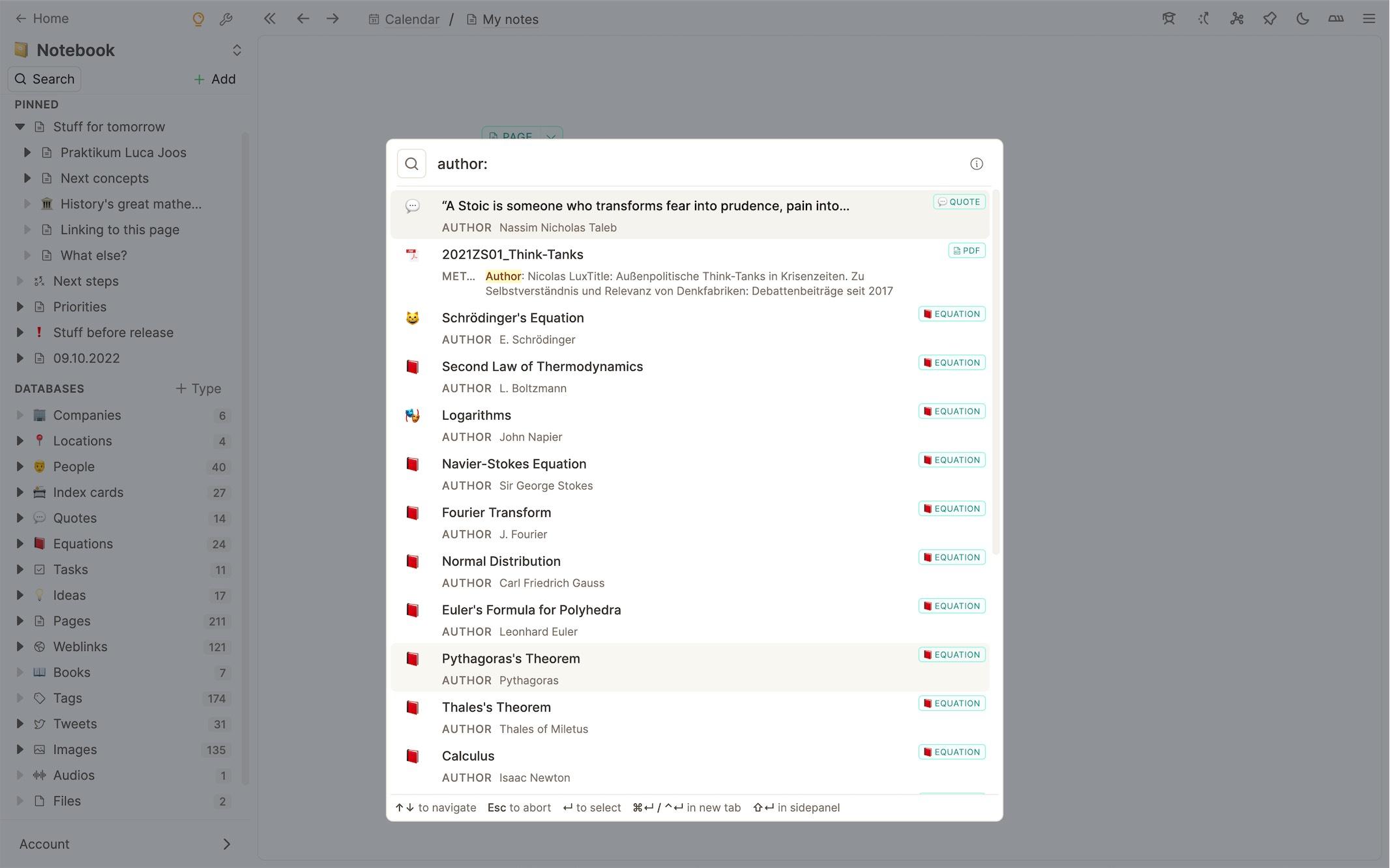 property-based search