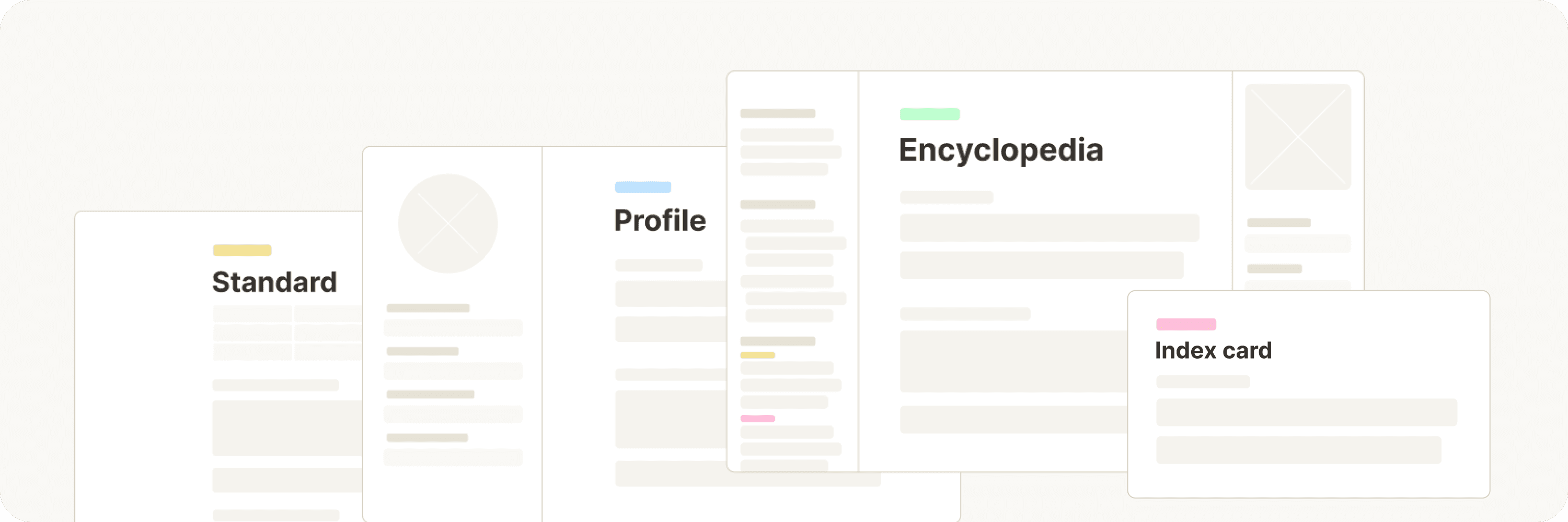 Page layouts