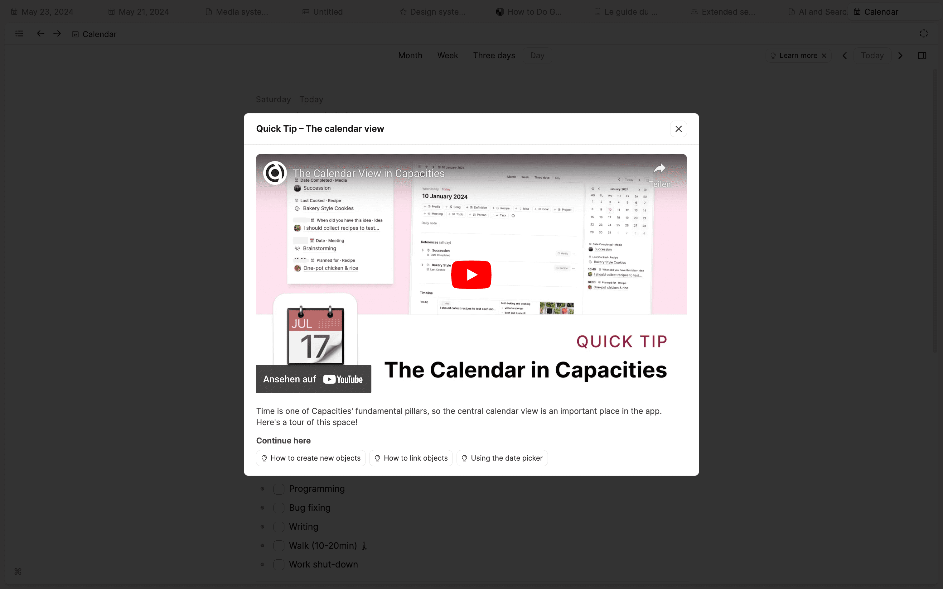 Quick tip video