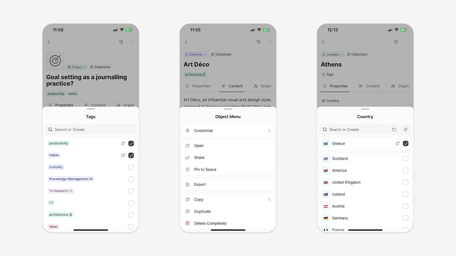 Mobile UI clean-up and refactoring