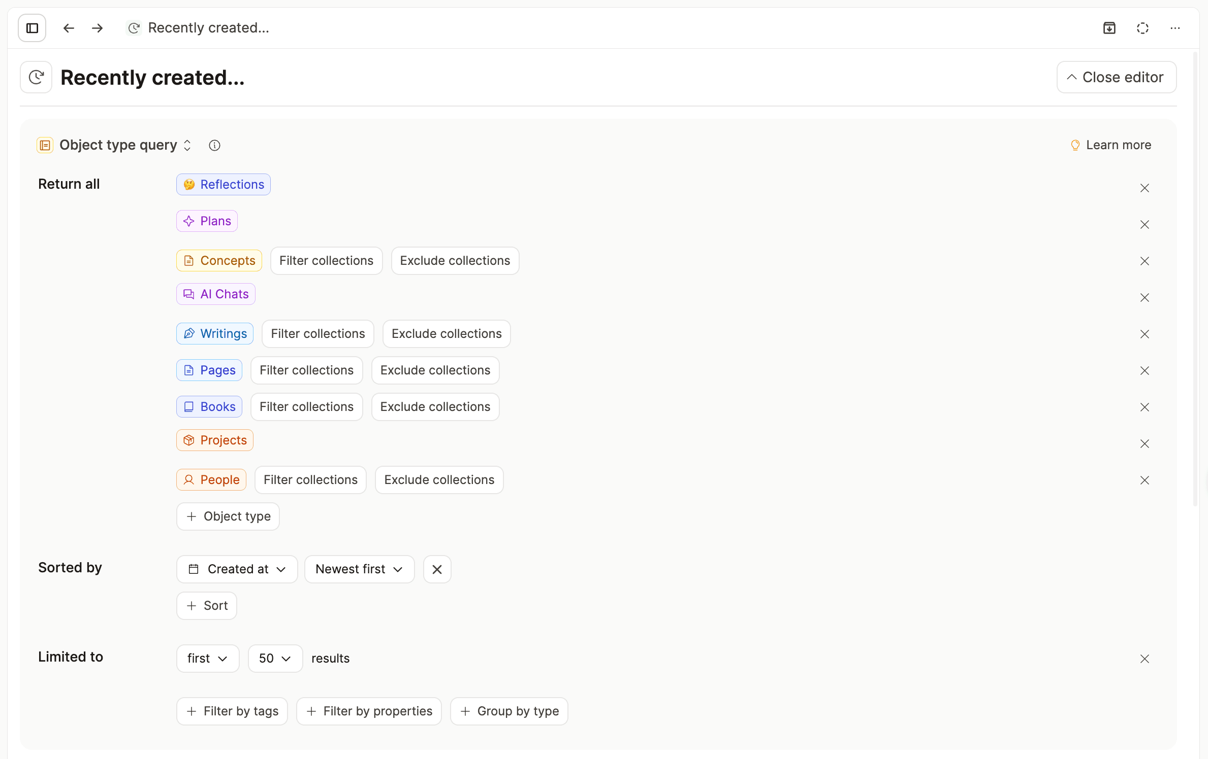 Query UI