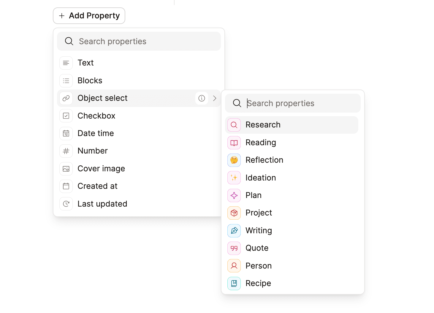 Object property