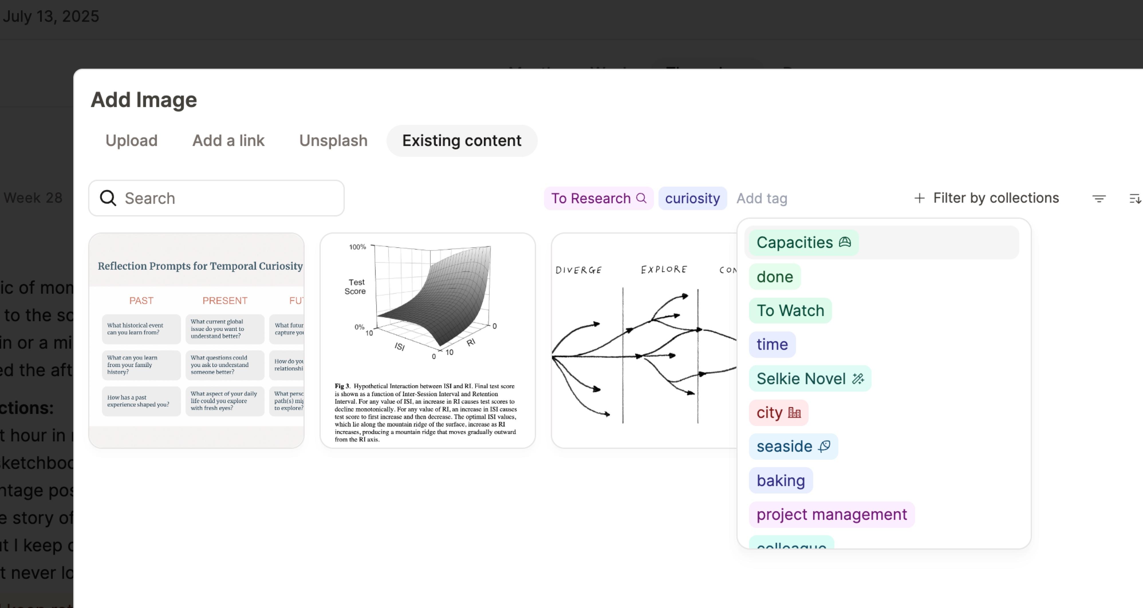 Content picker