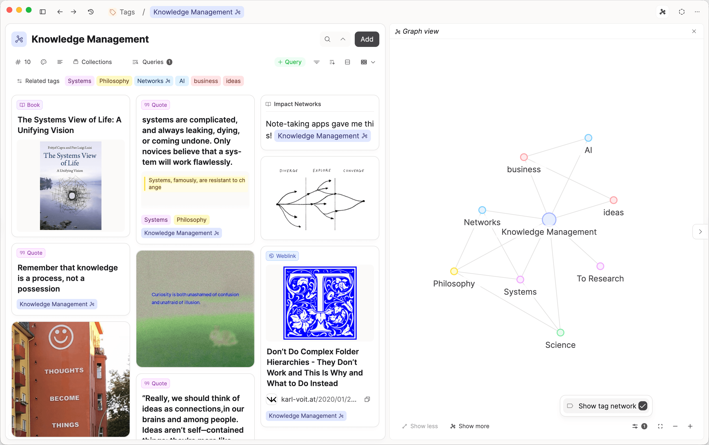 tag network graph