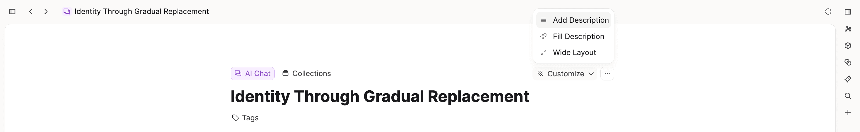 Customize button update