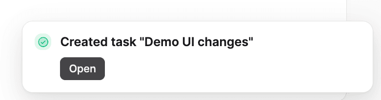 Polished shortcuts and toast UX