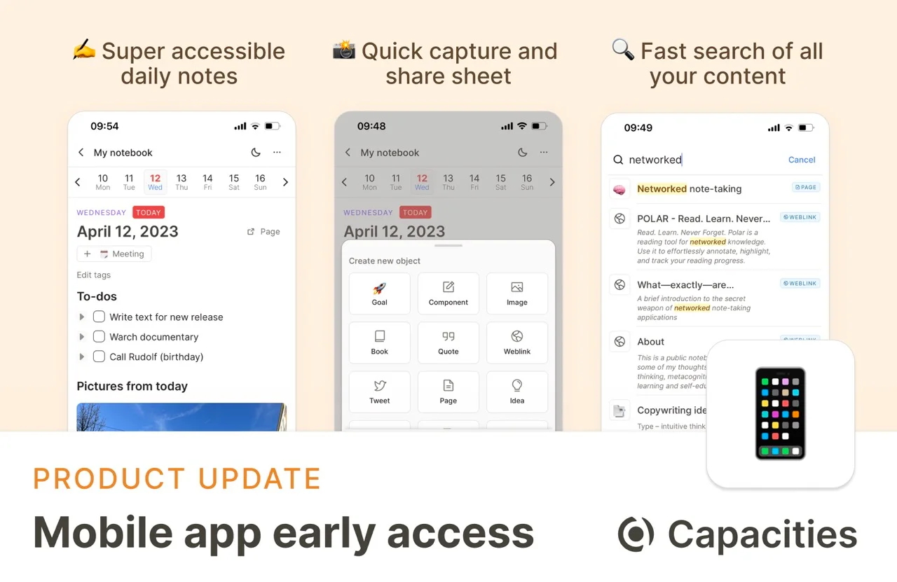Mobile app early access