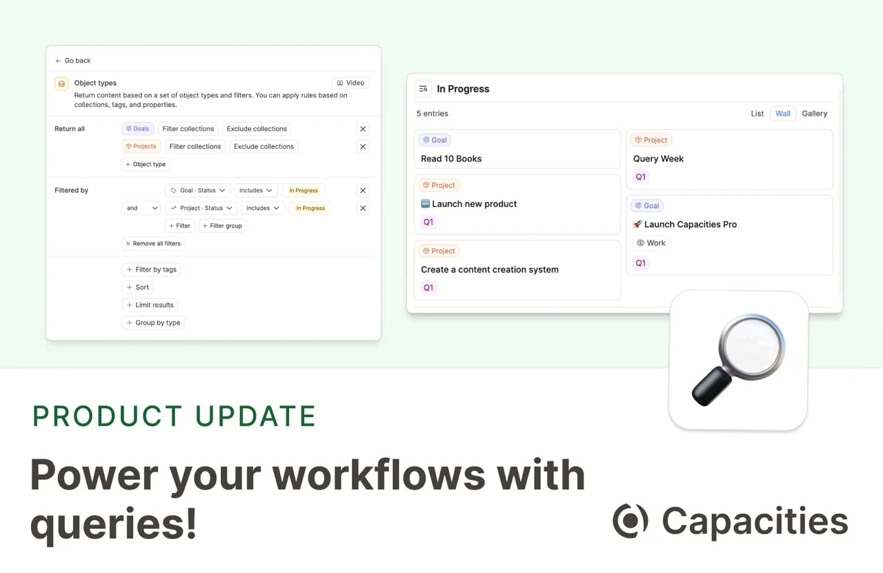 Queries – Collecting content based on rules