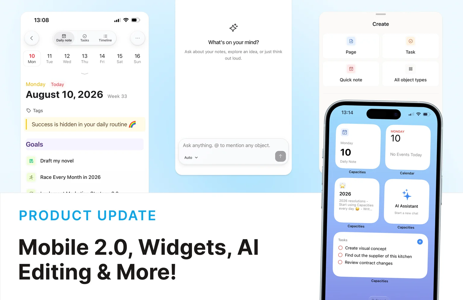 Mobile App 2.0, Explore AI, and Weblink Analysis for Pro