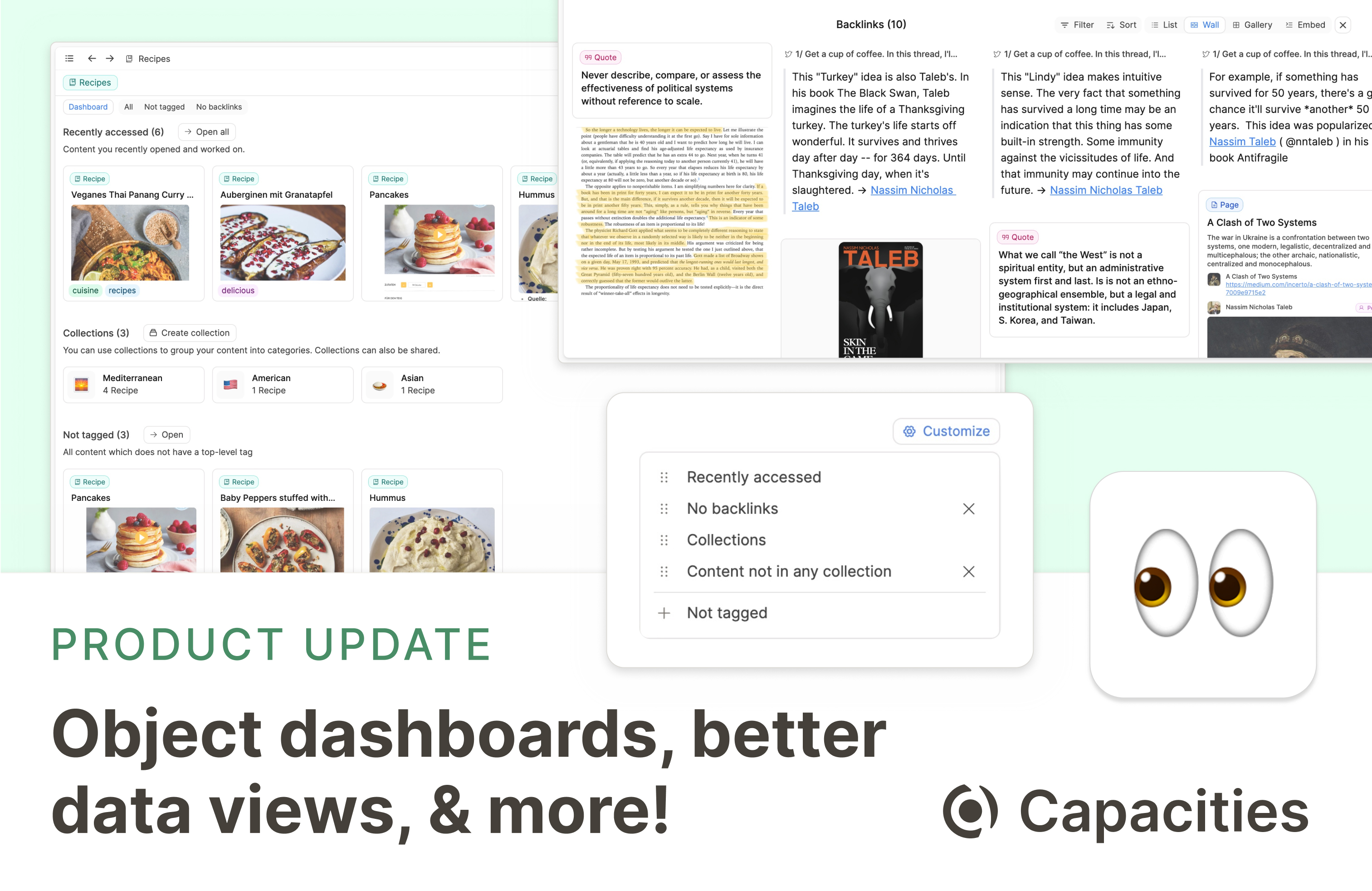 Object dashboards, better data views, & more!