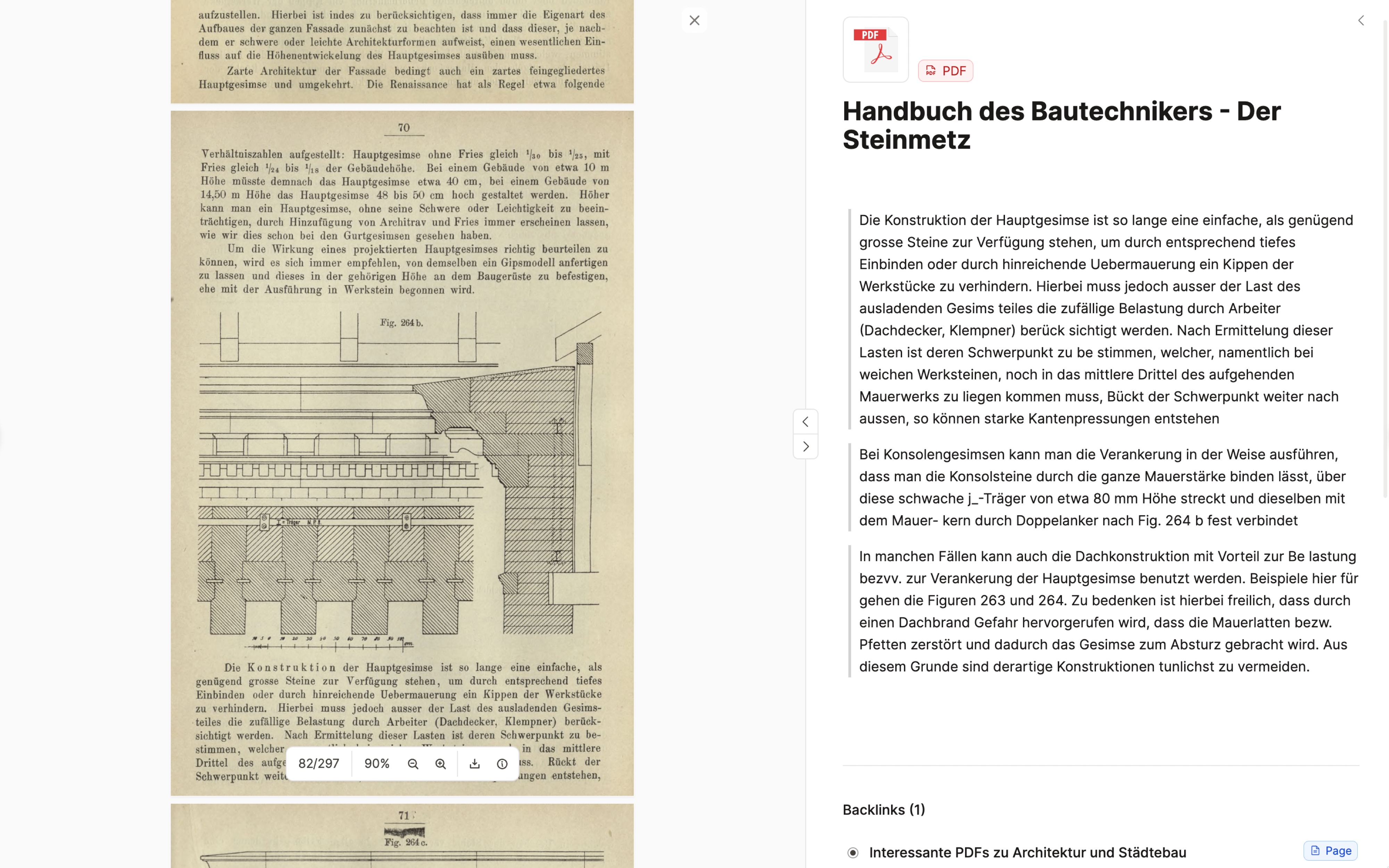 Example of a scan of old books with many illustrations