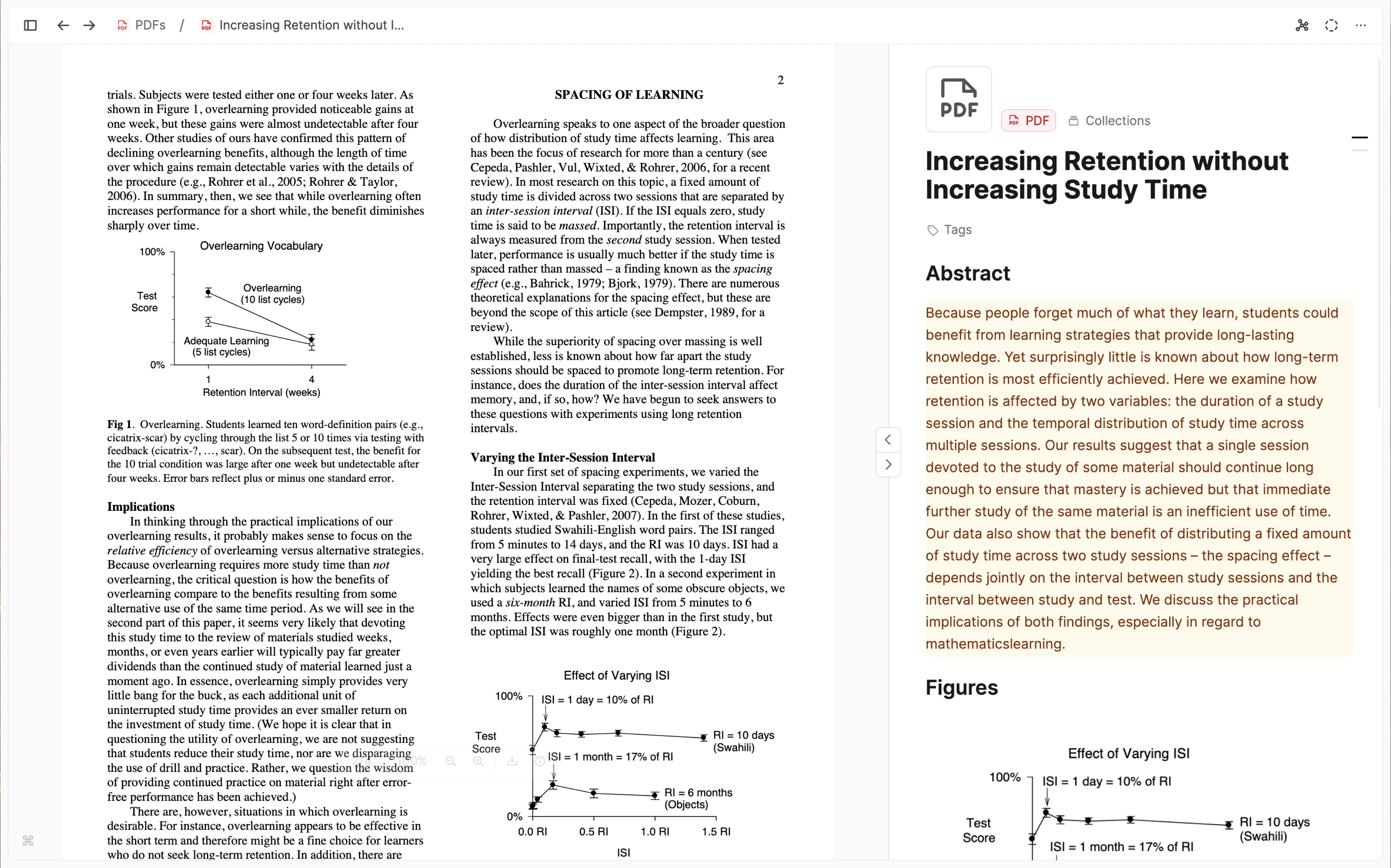 Reading scientific papers