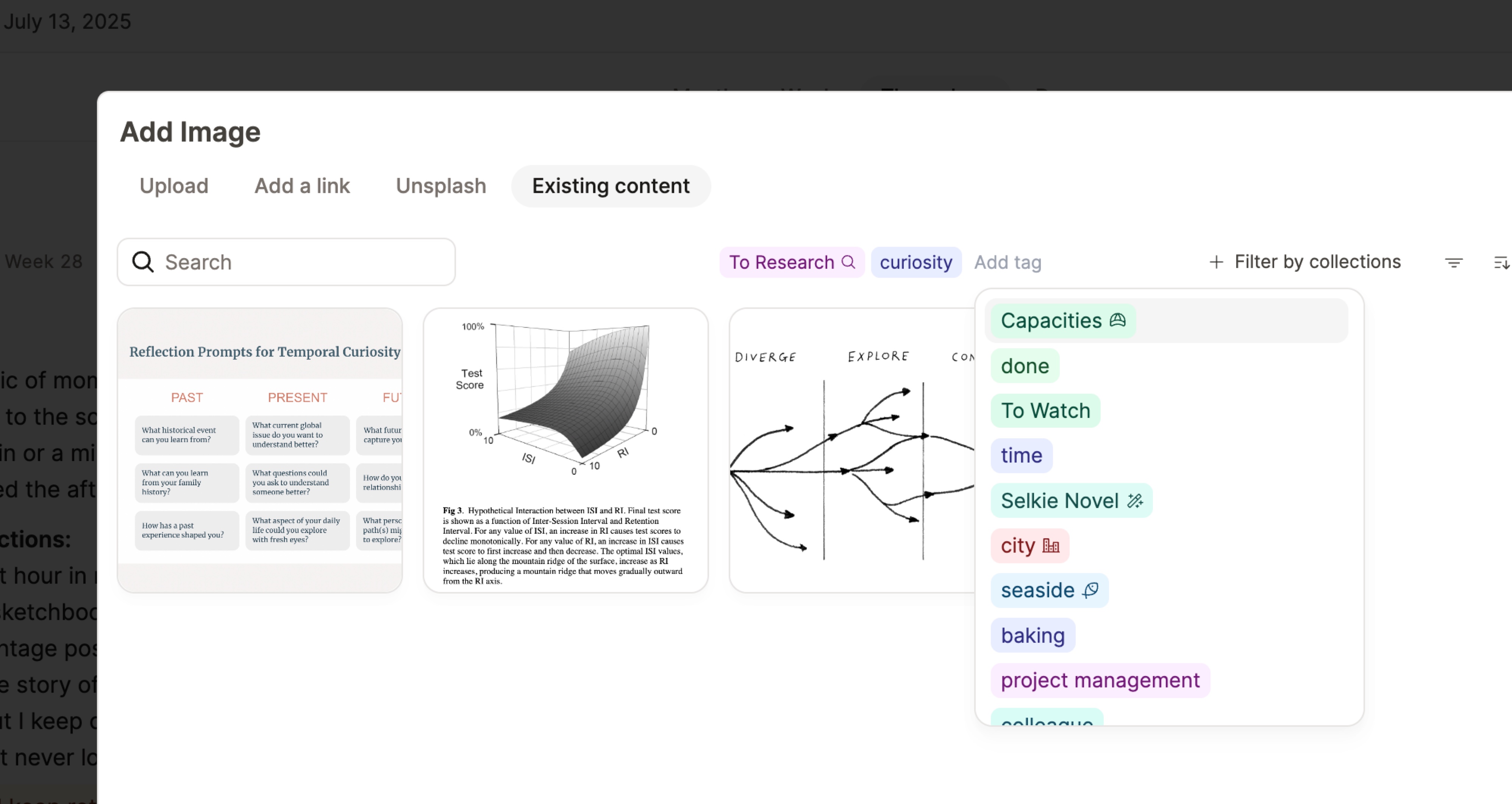 Content picker